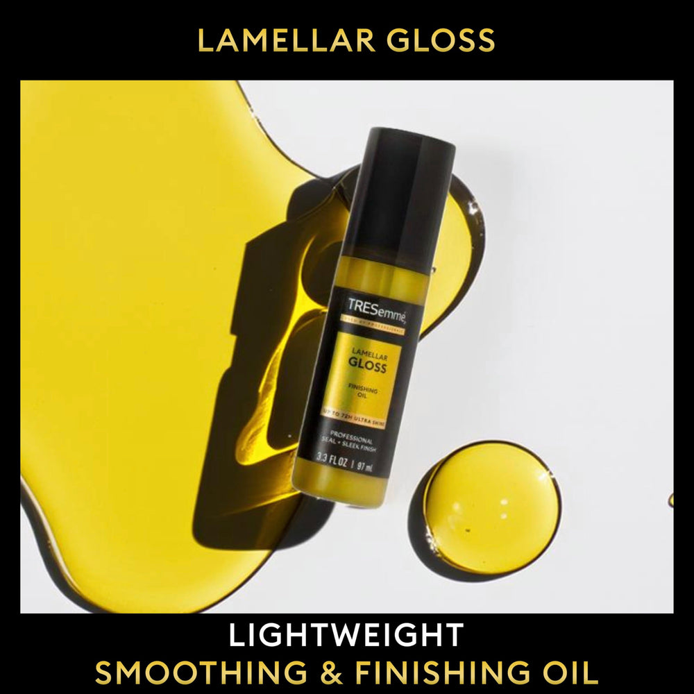 TRESemmé Lamellar Gloss Oil: acabado suave al secar.