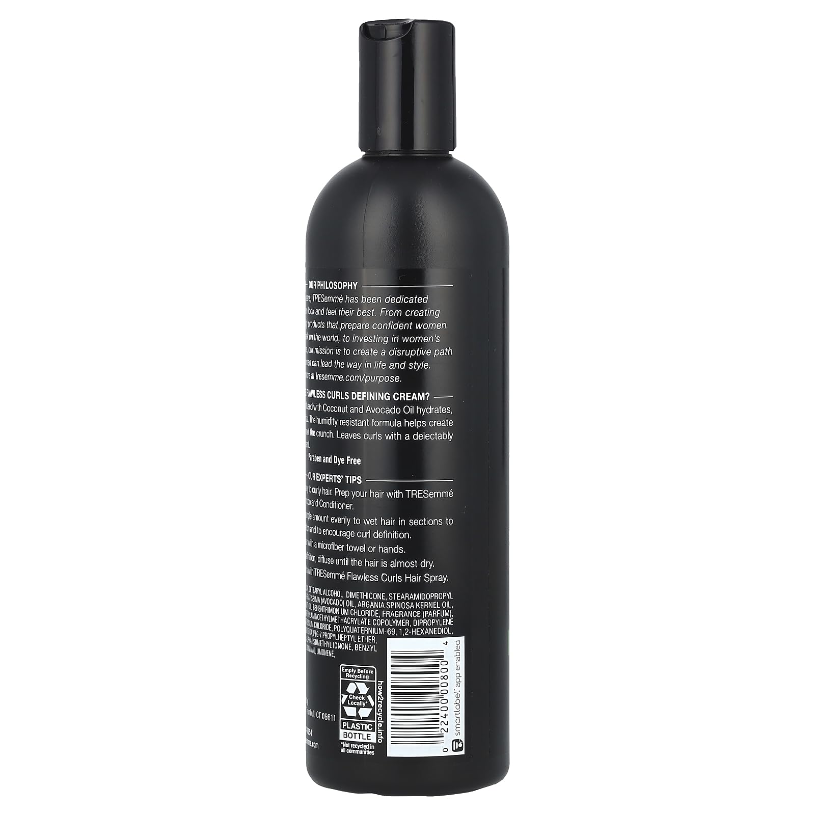 TRESemmé Bouncy Curls Cream con coco para hidratación y frizz bajo control