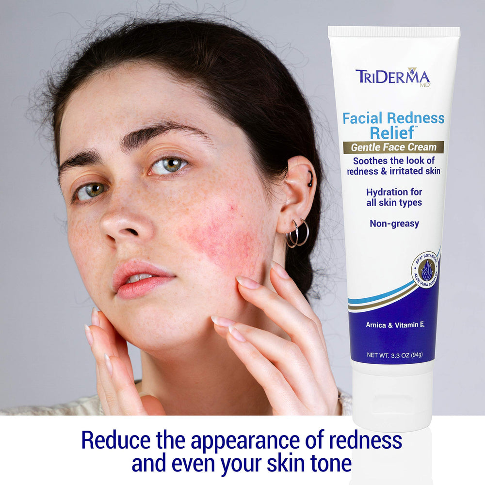 TriDerma Textura suave para piel sensible, ideal para uso diario