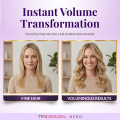TRIDESIGN Aero Body Infusion Volumizer: aplicación en cabello húmedo para cuerpo y brillo