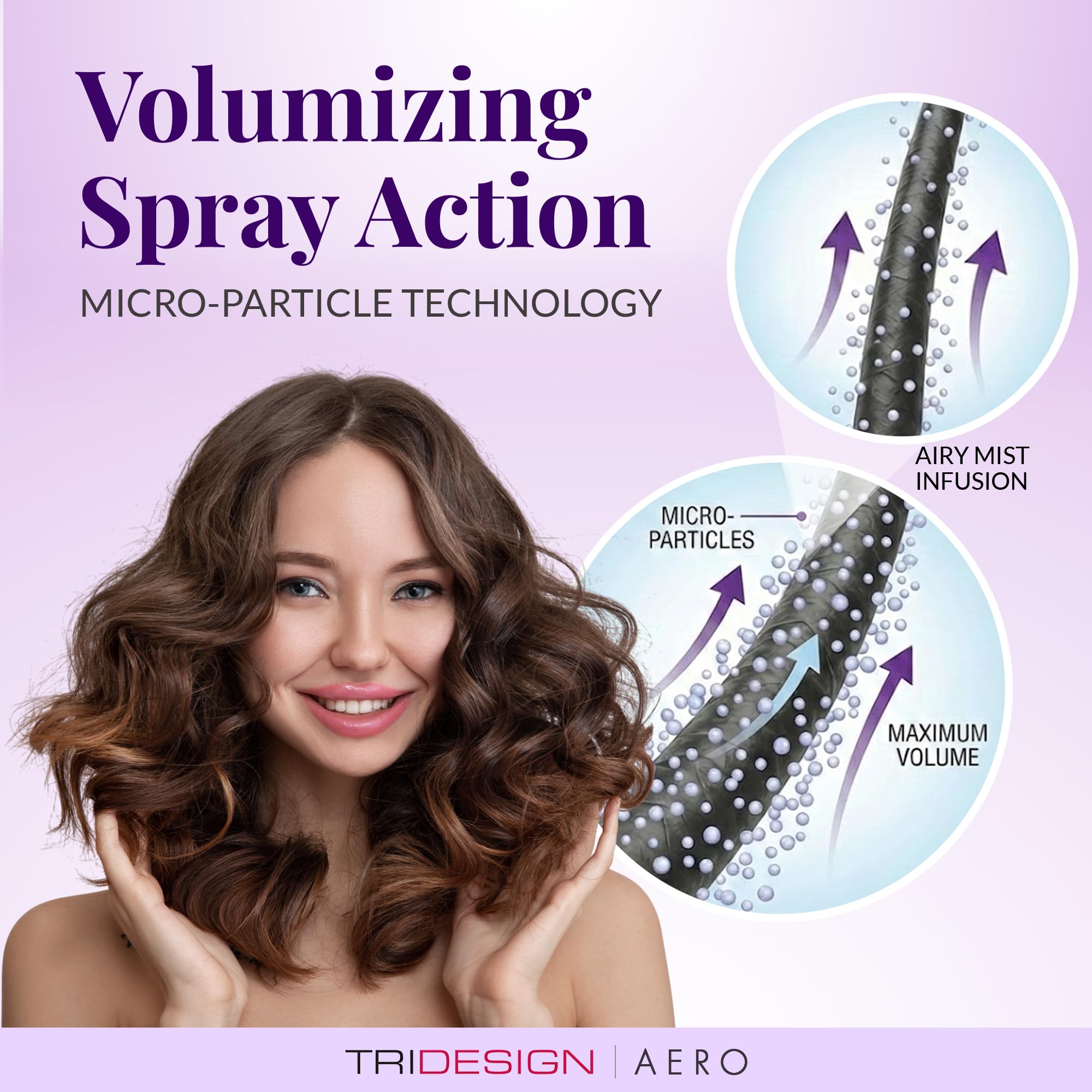 TRIDESIGN Aero Body Infusion Volumizer: ideal para cabello fino con cuerpo y brillo
