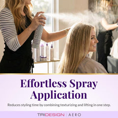 TRIDESIGN Aero Body Infusion Volumizer: secado con secador para mayor volumen