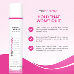 TRIDESIGN Covert Control: fijación firme para cualquier tipo de cabello