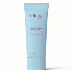 Crema Trilogy Ultra Hidratante para el rostro, uso diario y piel suave.
