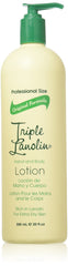 Triple Lanolin loción original en botella para hidratación profunda.