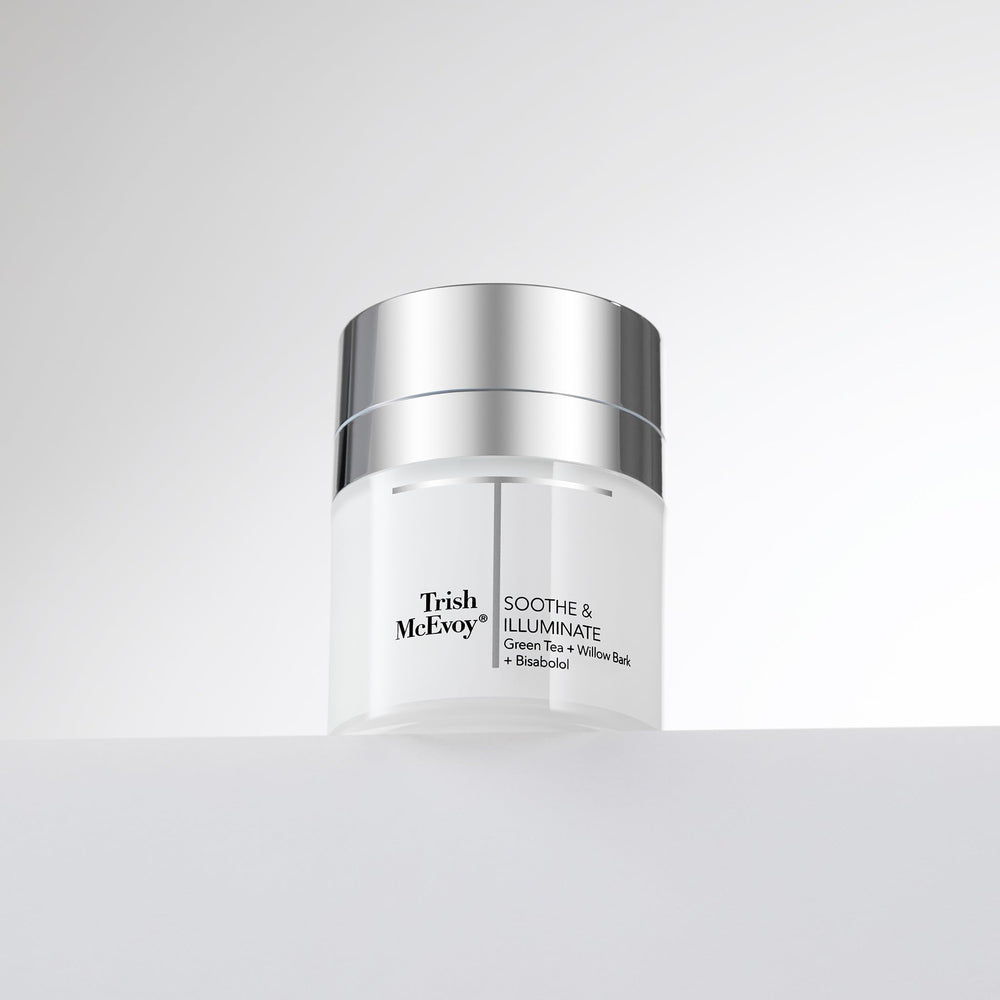 Crema Trish McEvoy Beauty Booster, brillo natural al instante en la piel.