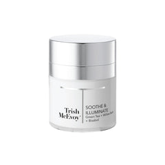 Trish McEvoy Beauty Booster Calma y Ilumina, envase de un toque para uso rápido.