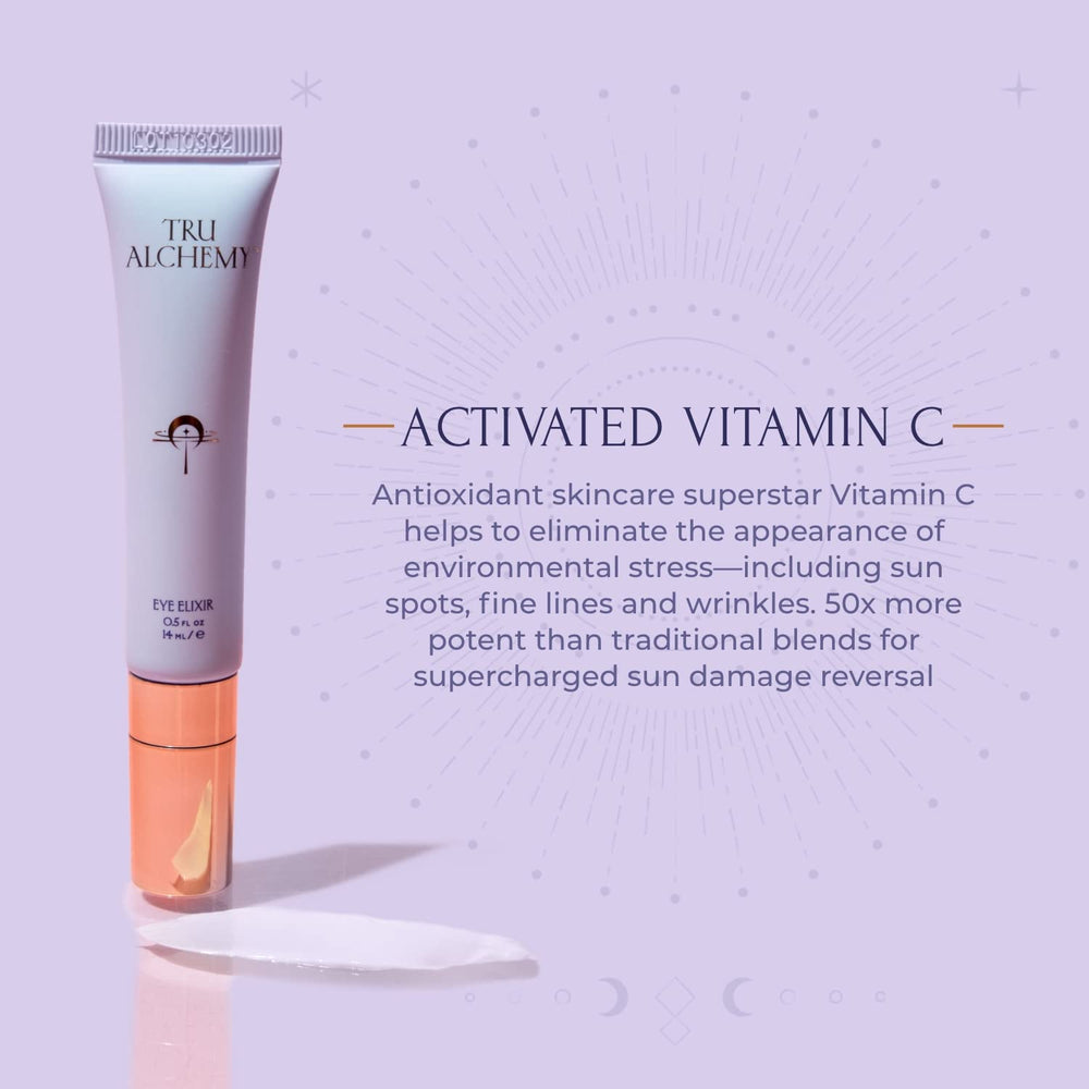 Fórmula libre de parabenos en el Elixir para ojos Tru Alchemy