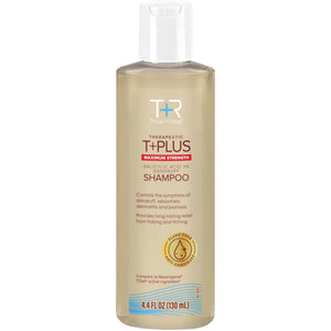 True+Real champú anticaspa, botella, ayuda a mantener el cuero cabelludo limpio.