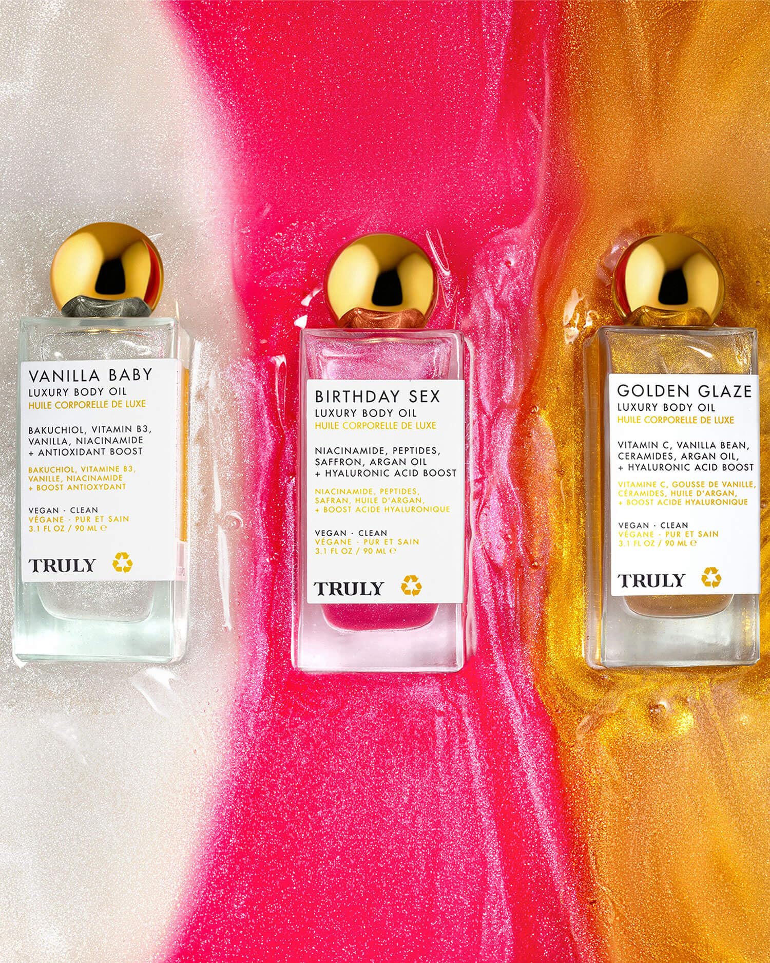 Truly Birthday Sex, mezcla de péptidos para firmeza visible.