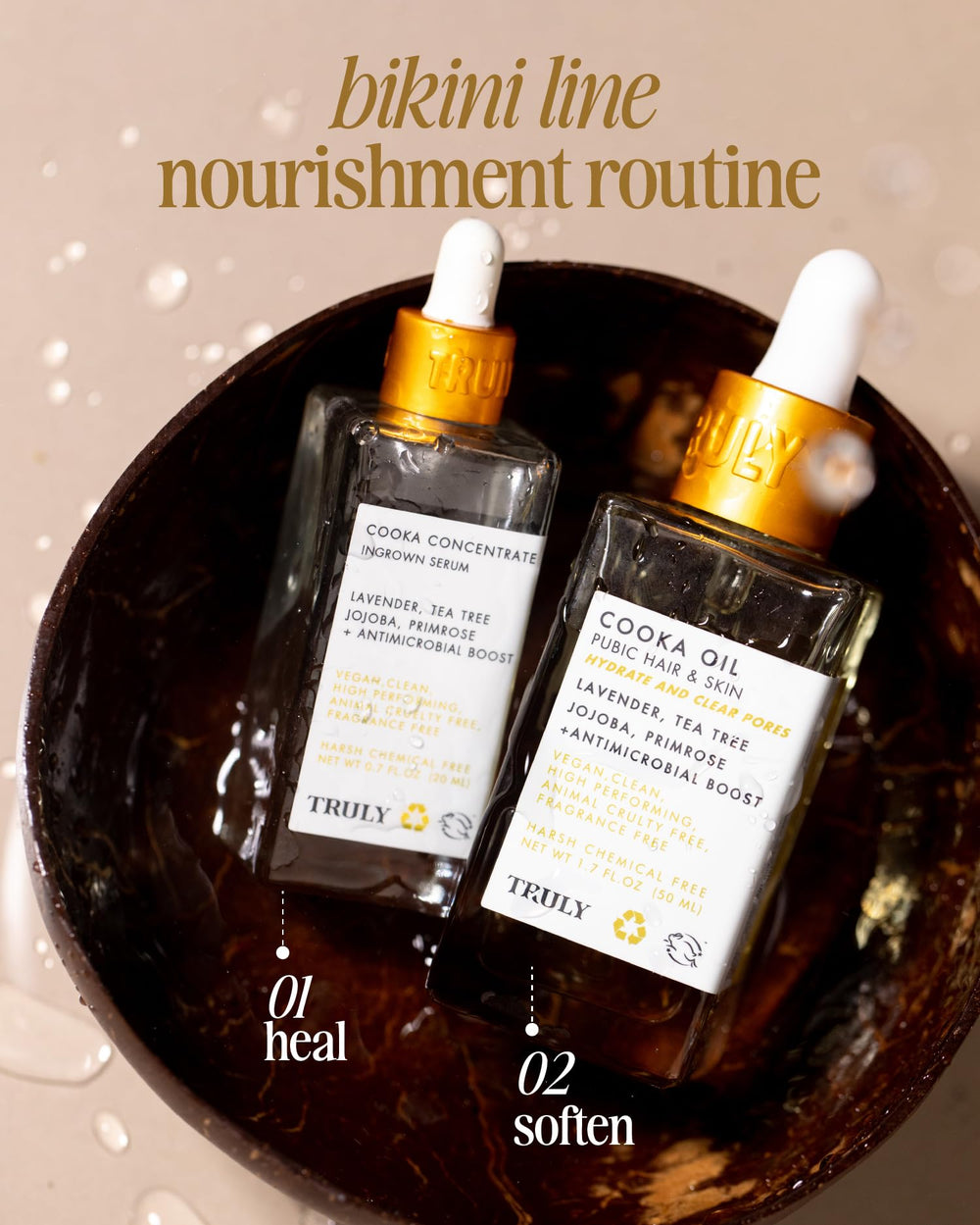 Truly Cooka Concentrate, aceite de jojoba para hidratar la piel.