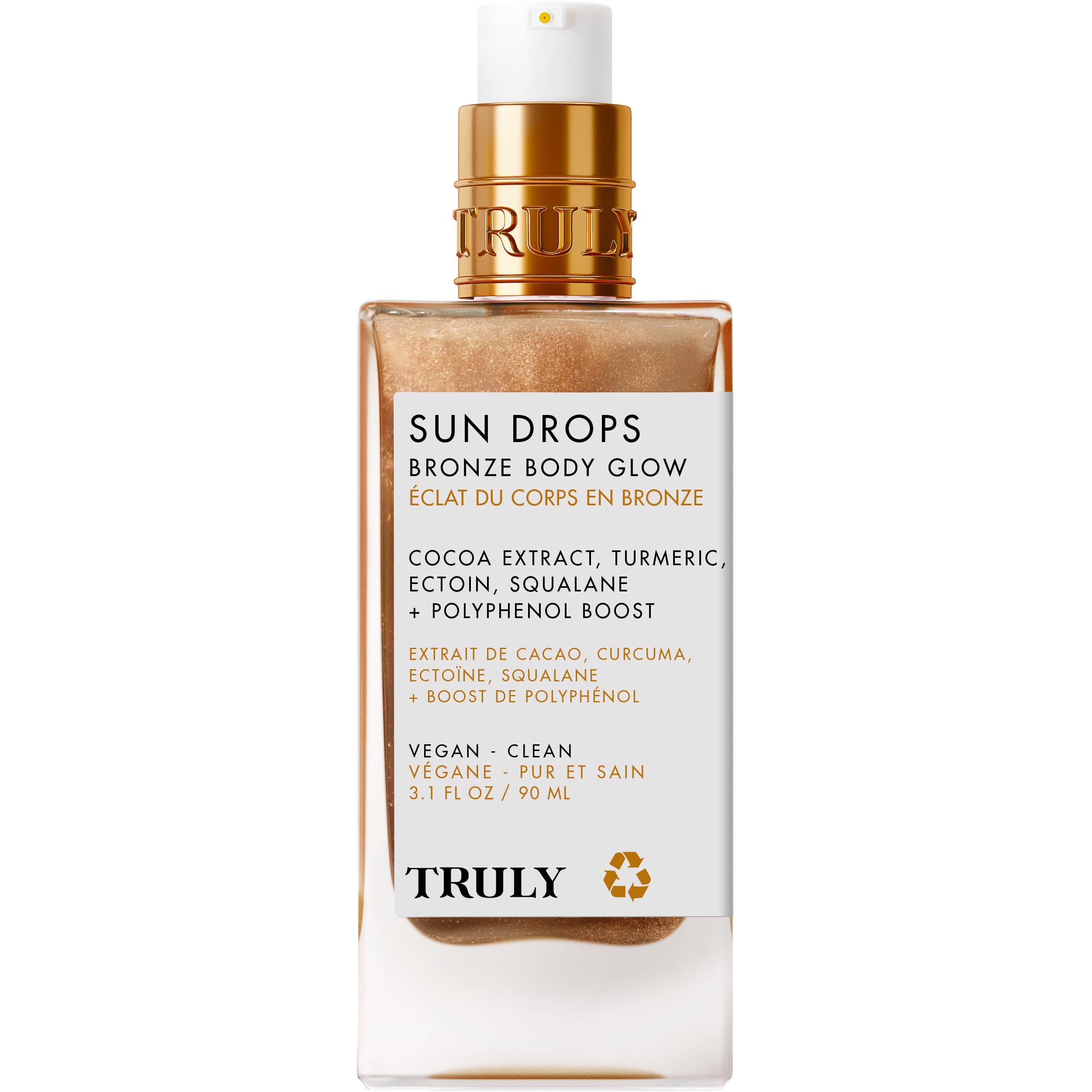 Truly Sun Drops Bronze Body Glow gotero añade tono suave y luminoso