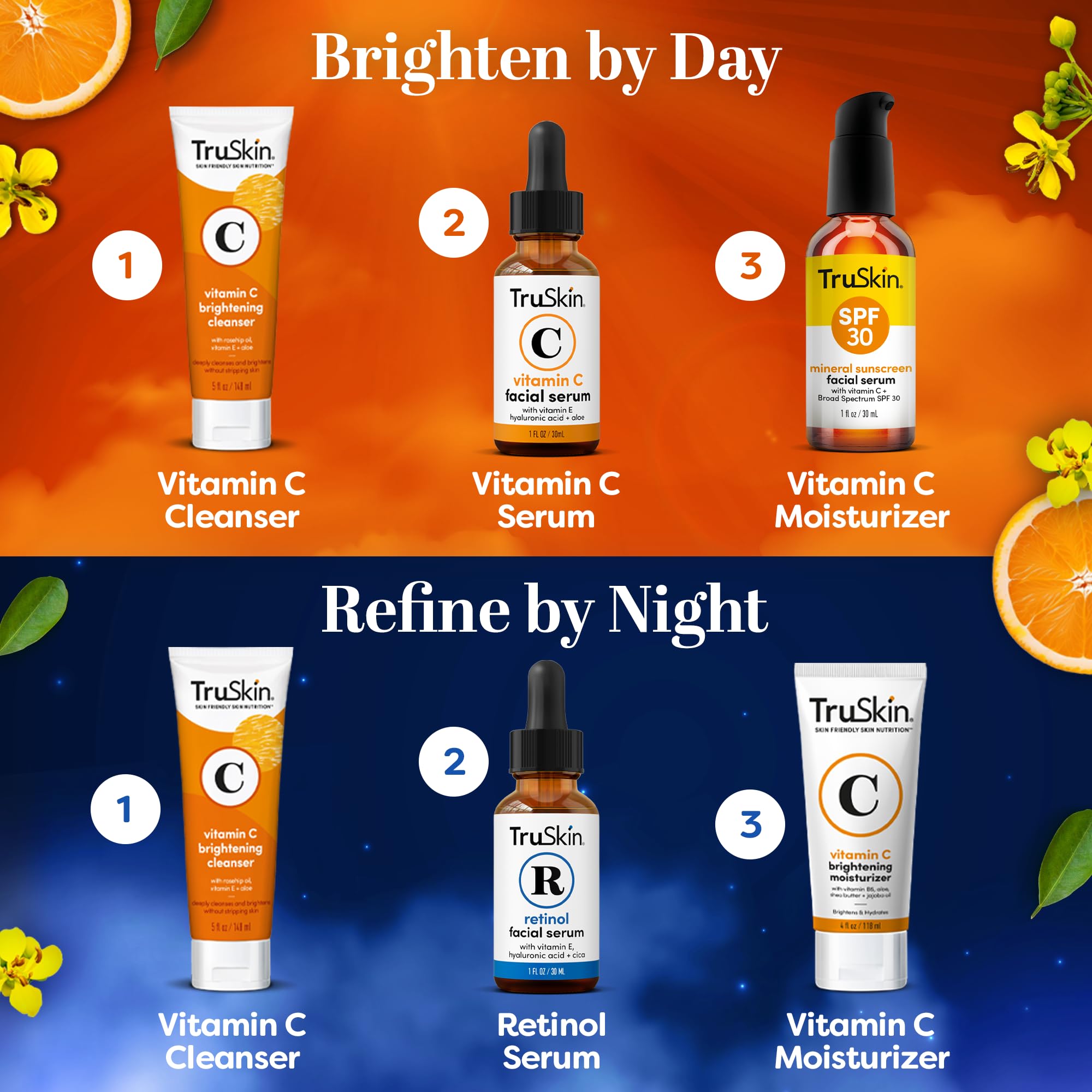 TruSkin serum ácido hialurónico, hidratación sostenida para la piel.