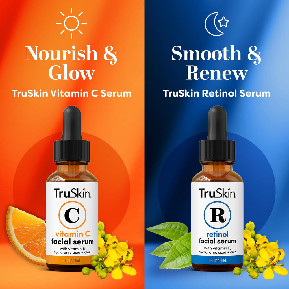 TruSkin serum Retinol, botella suavidad: textura más suave al aplicar.