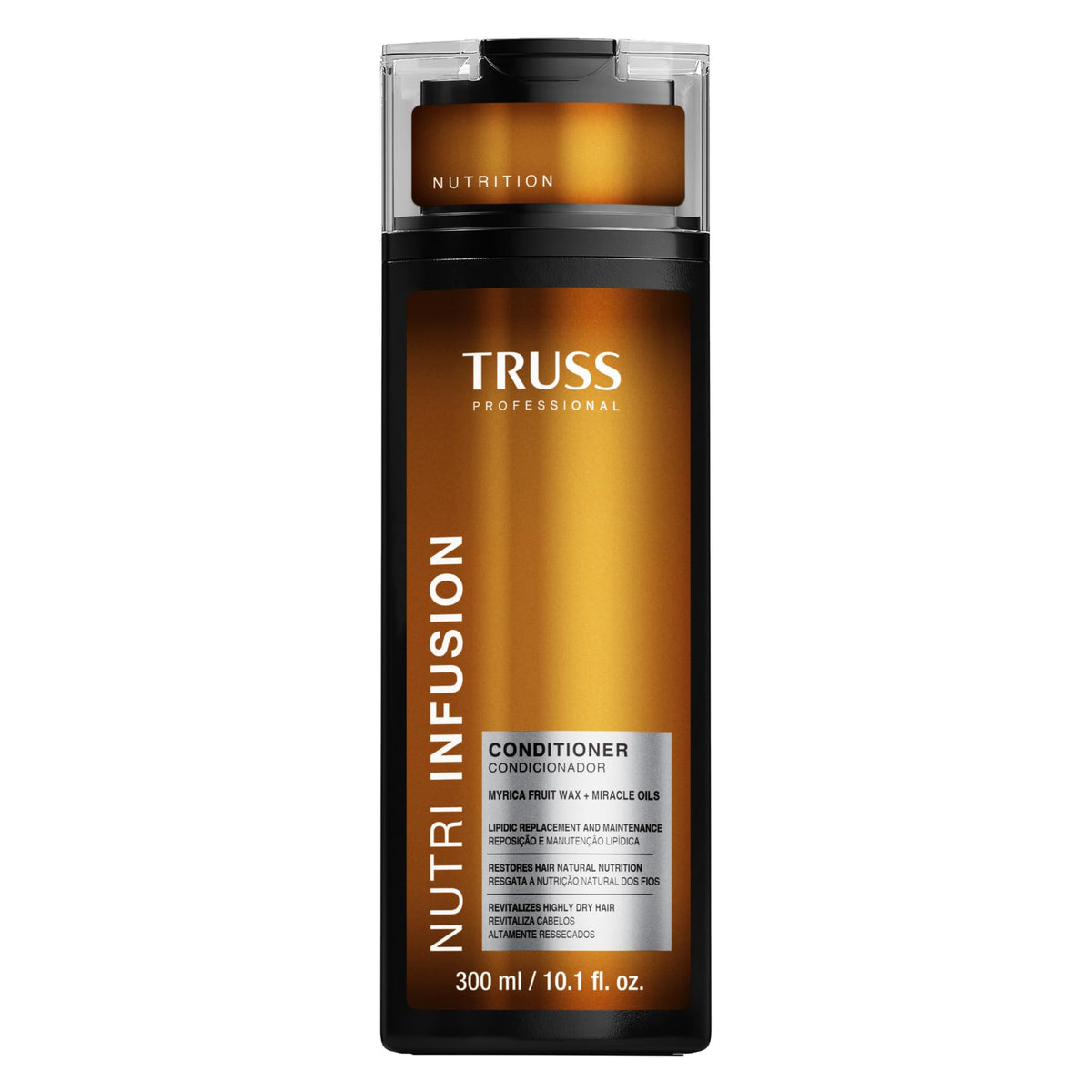 TRUSS Nutri Infusión: acondicionador para cabello dañado, hidratación profunda y brillo suave.