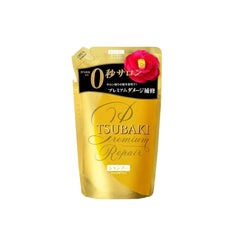 TSUBAKI Premium Repair Shampoo Recarga, botella vertiendo, cuidado suave para cabello normal