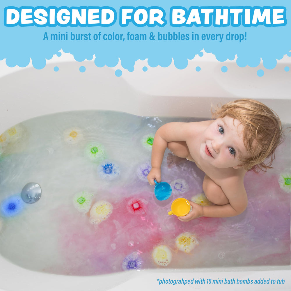 Tub Works Lil' Bursts color amarillo: tono brillante para estimular la imaginación en la bañera.
