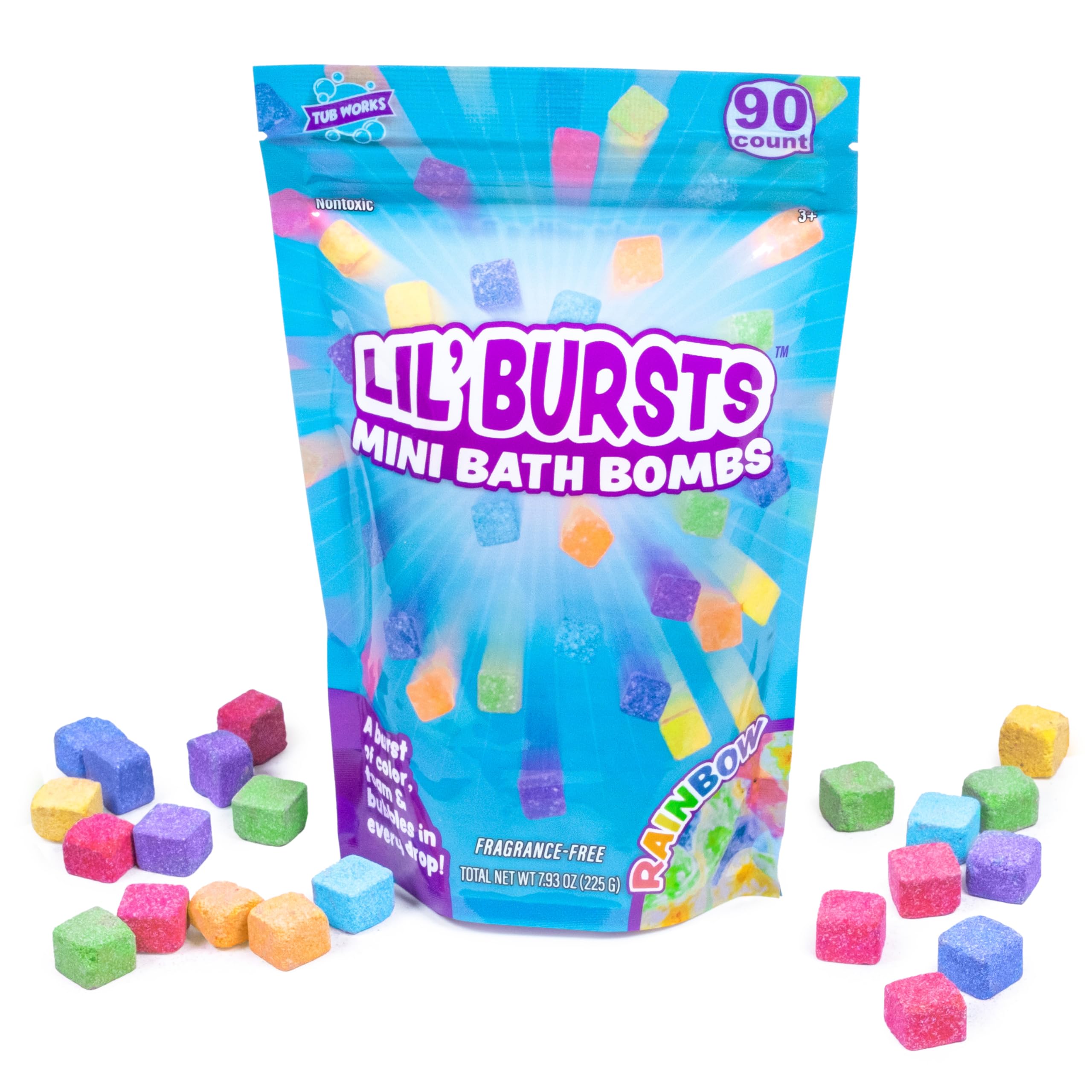 Tub Works Lil' Bursts color naranja: mezcla vibrante para el baño.