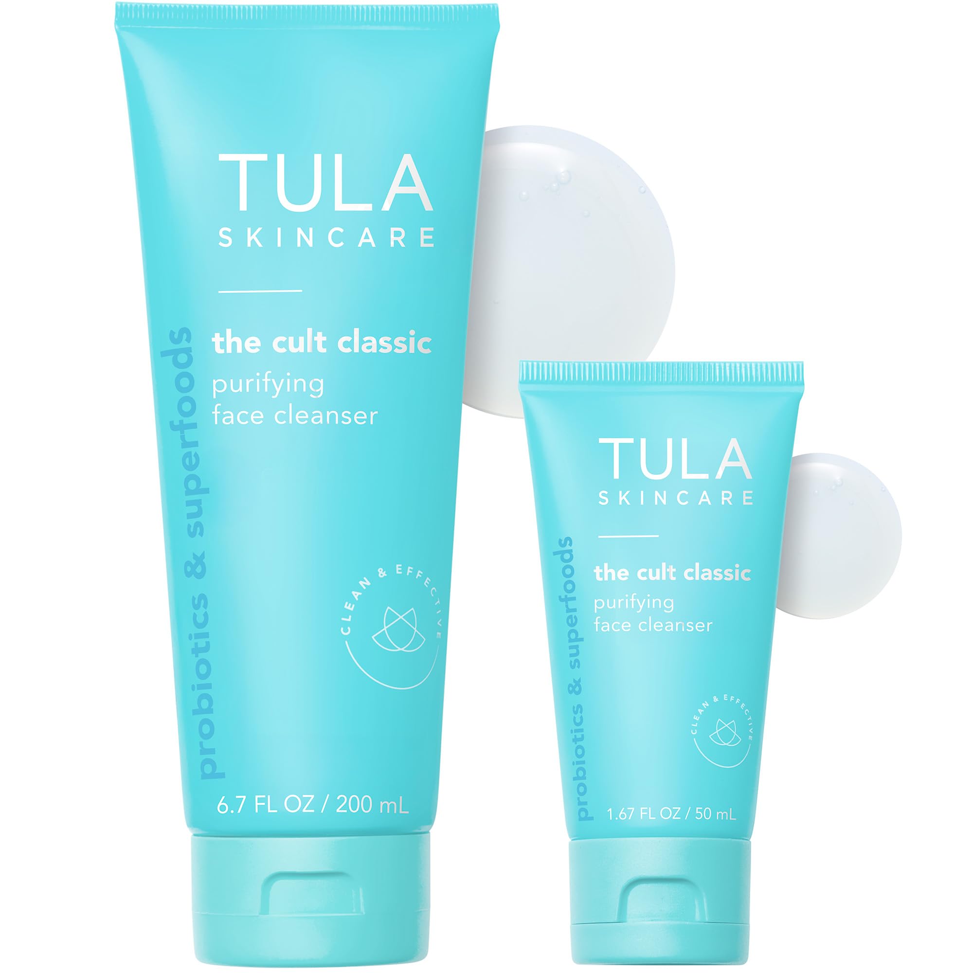 TULA limpiador purificante duo: doble set para piel limpia y equilibrada.