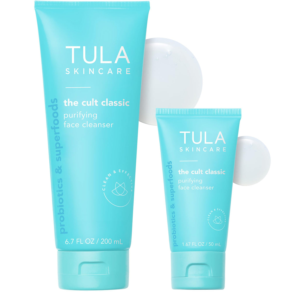 TULA limpiador purificante duo: doble set para piel limpia y equilibrada.