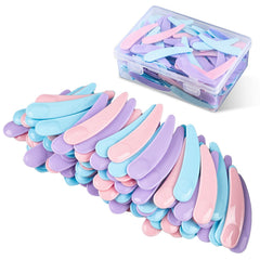 Espátula mini TUZAZO colorida para cosméticos, ideal para muestras y mezclas seguras.