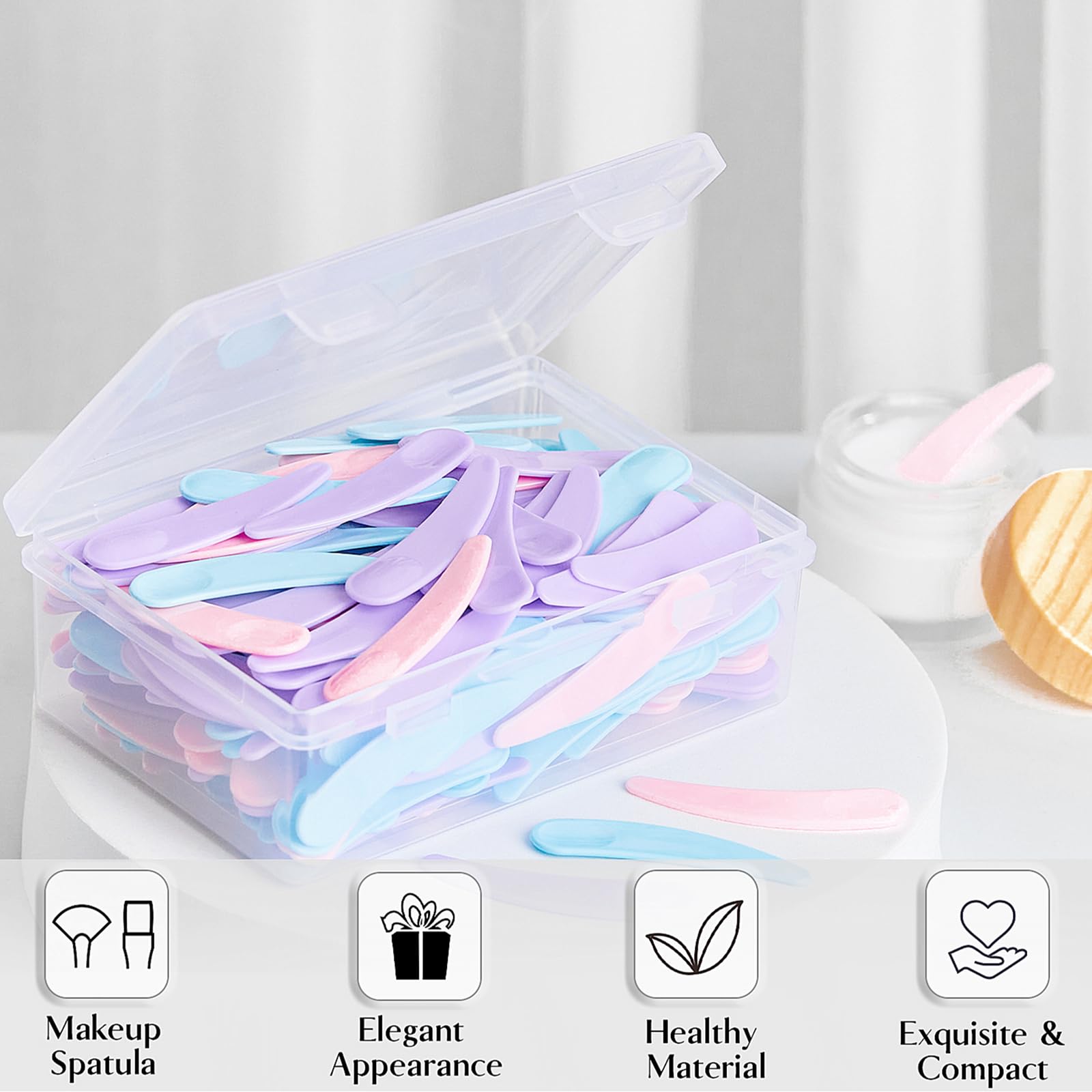 Espátula TUZAZO para dispensar crema con precisión y control de porciones.