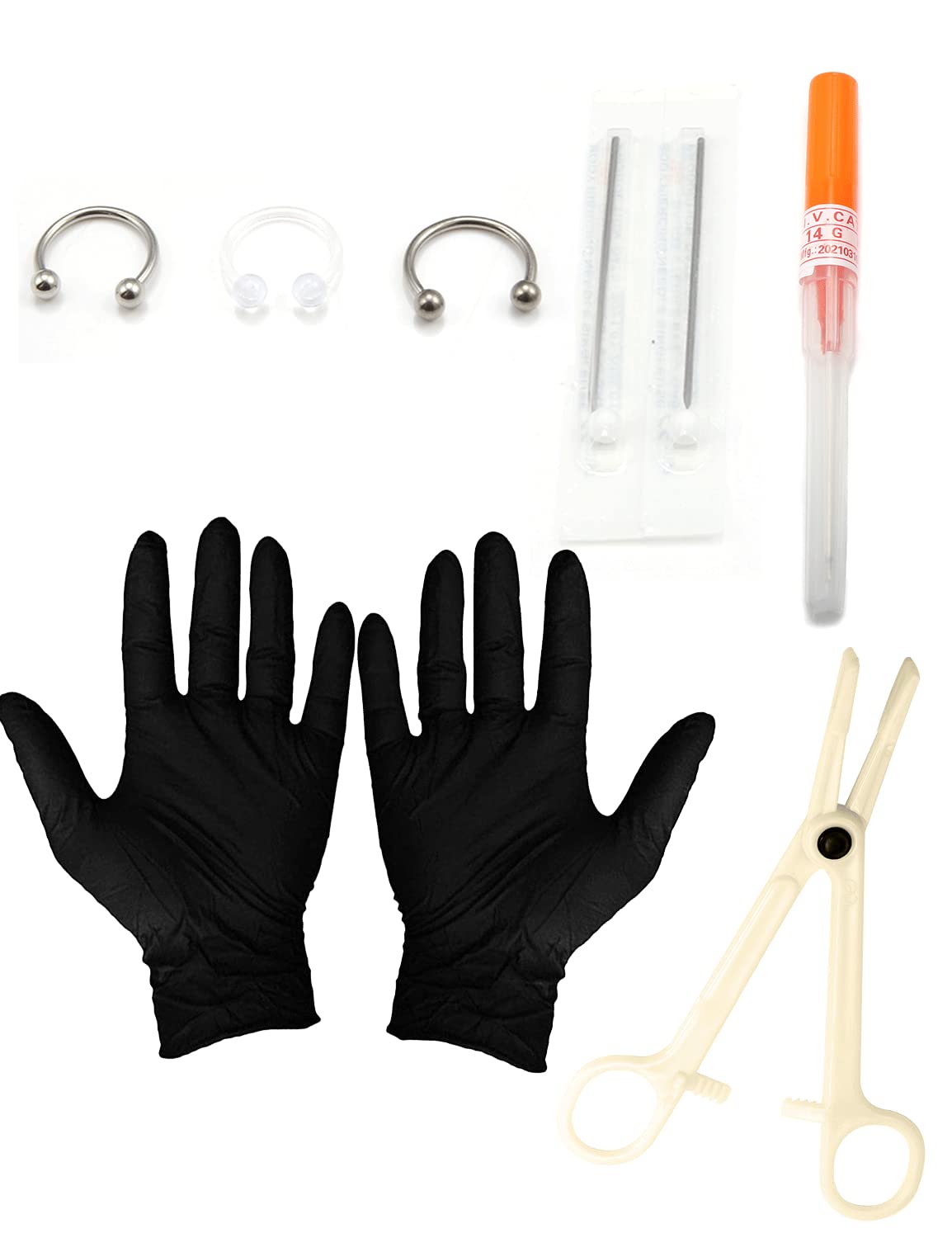 Tvalccoy guantes desechables negros para manipulación higiénica.