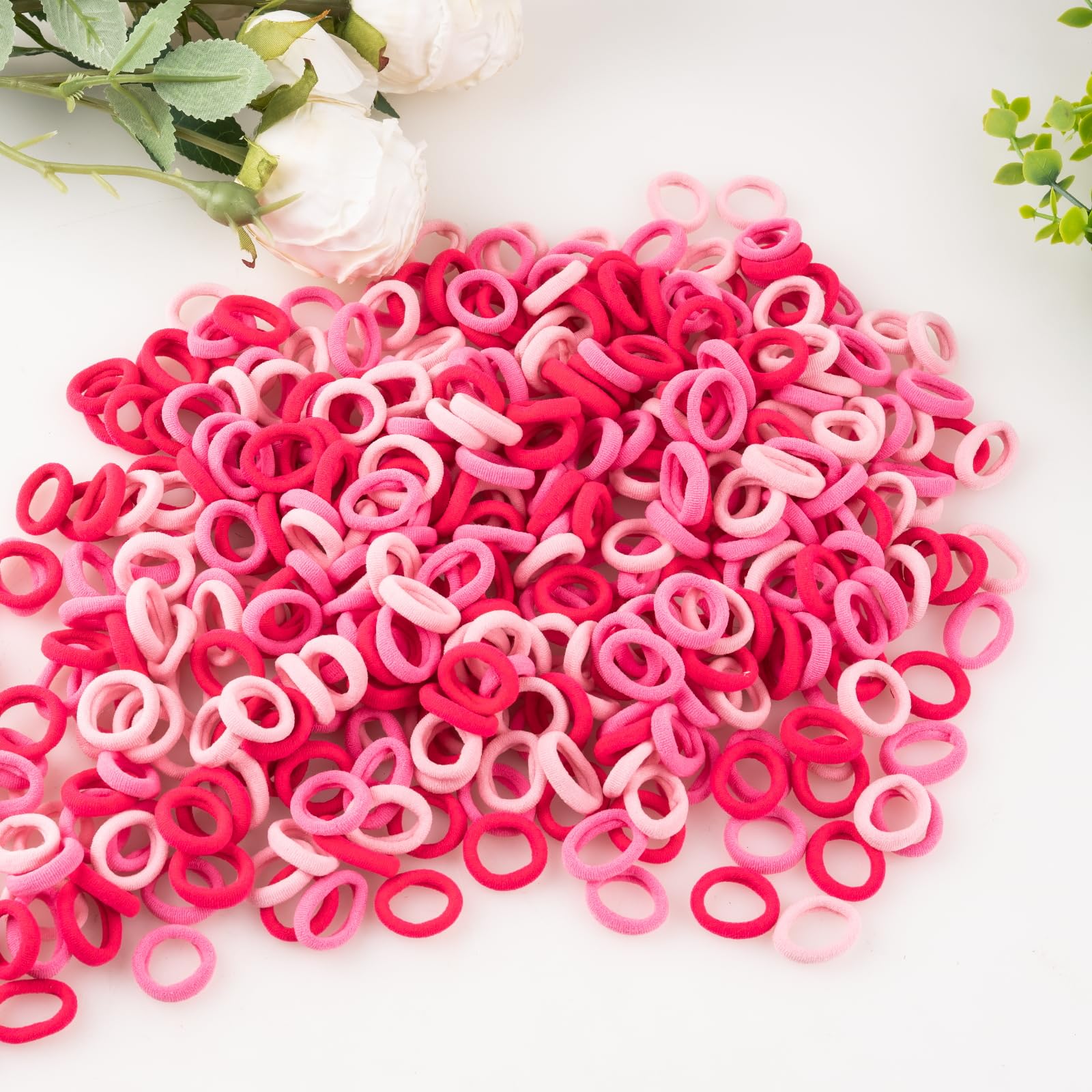 TVINLIK elásticos sin daño para cabello, mantienen el peinado sin tirar.