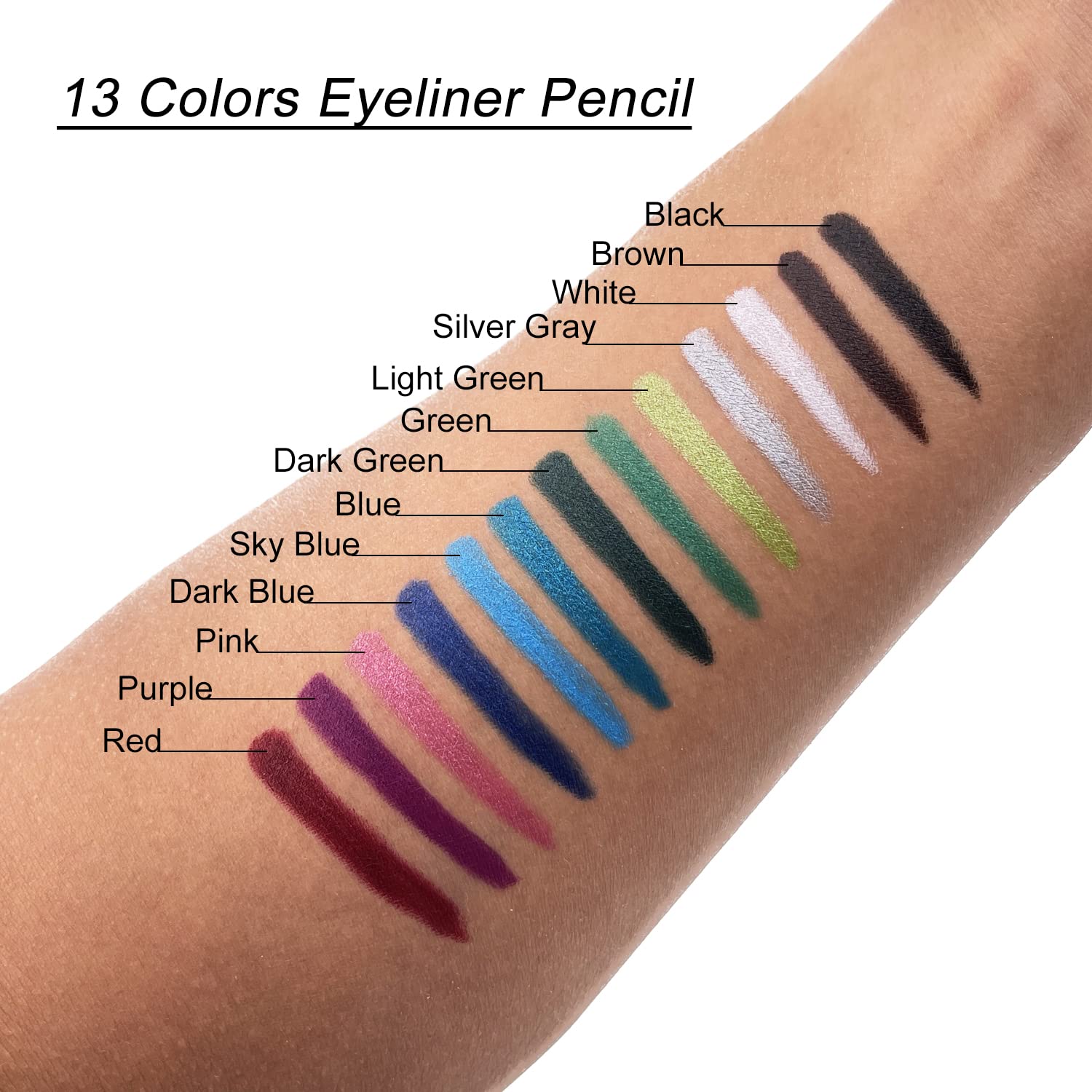 TWOMODE lapiz delineador labios 13 colores para look duradero