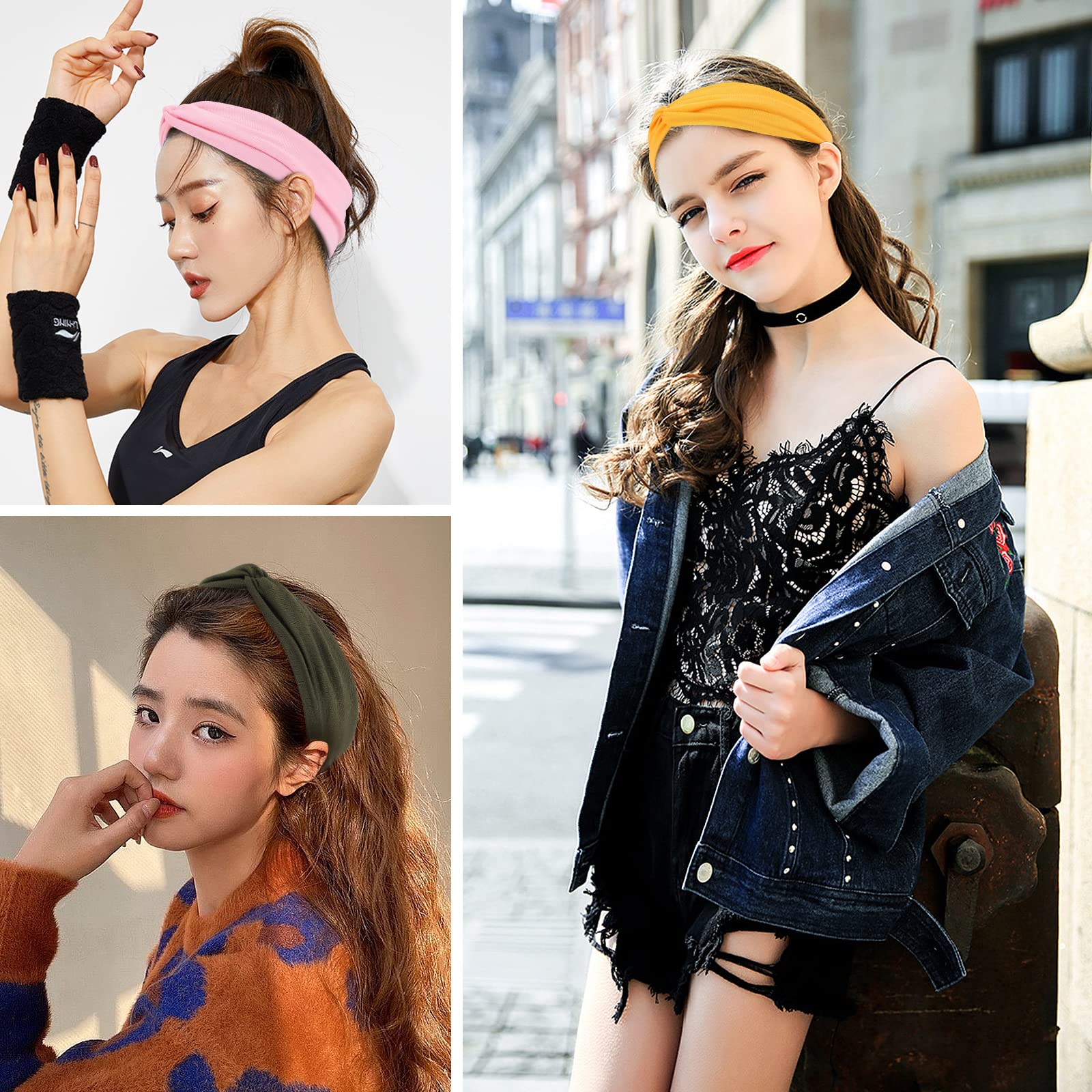 Tyfthui headbands para uso diario, perfecto para oficina o playa