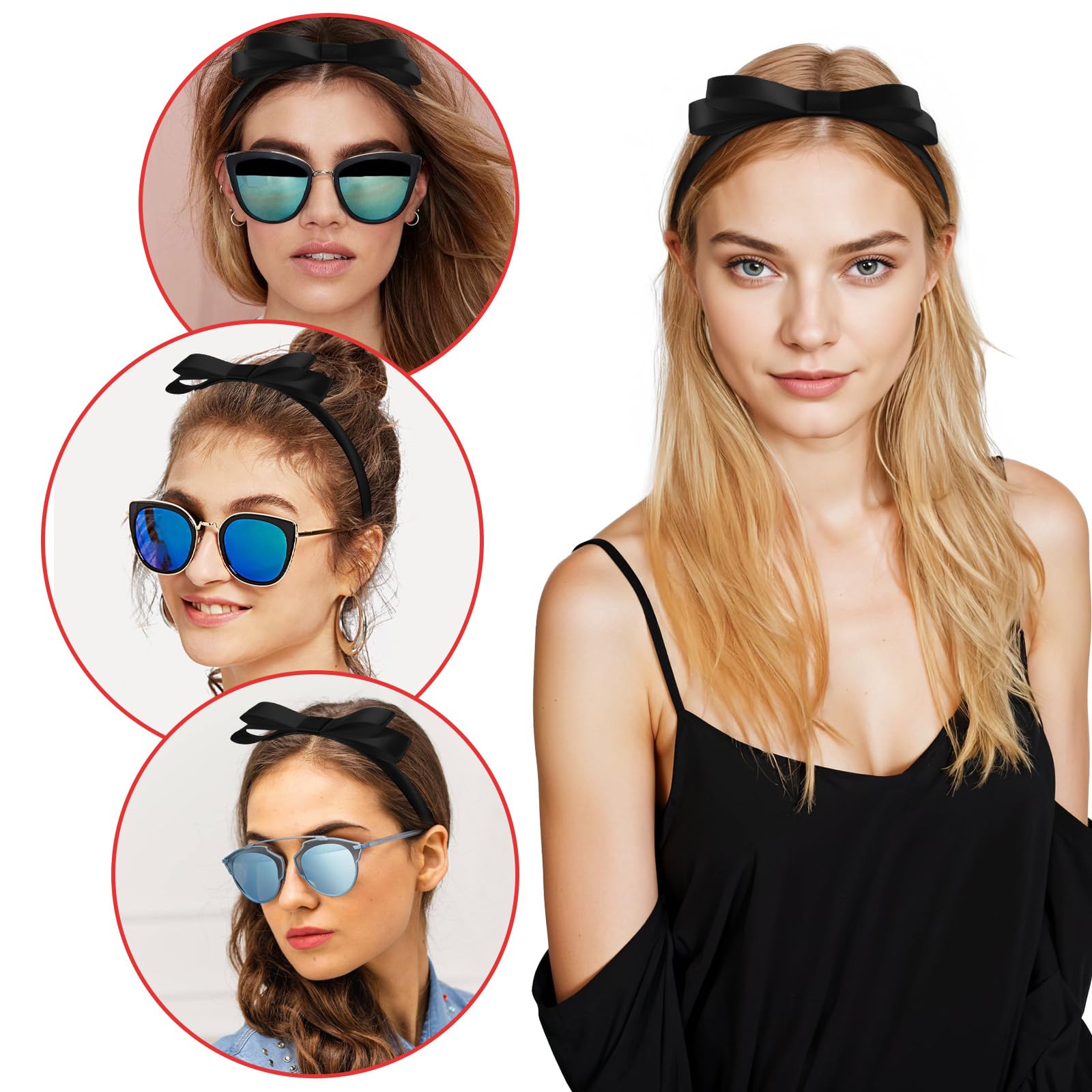 Tyqour accesorios cabello negro, añade encanto a cualquier atuendo diario.