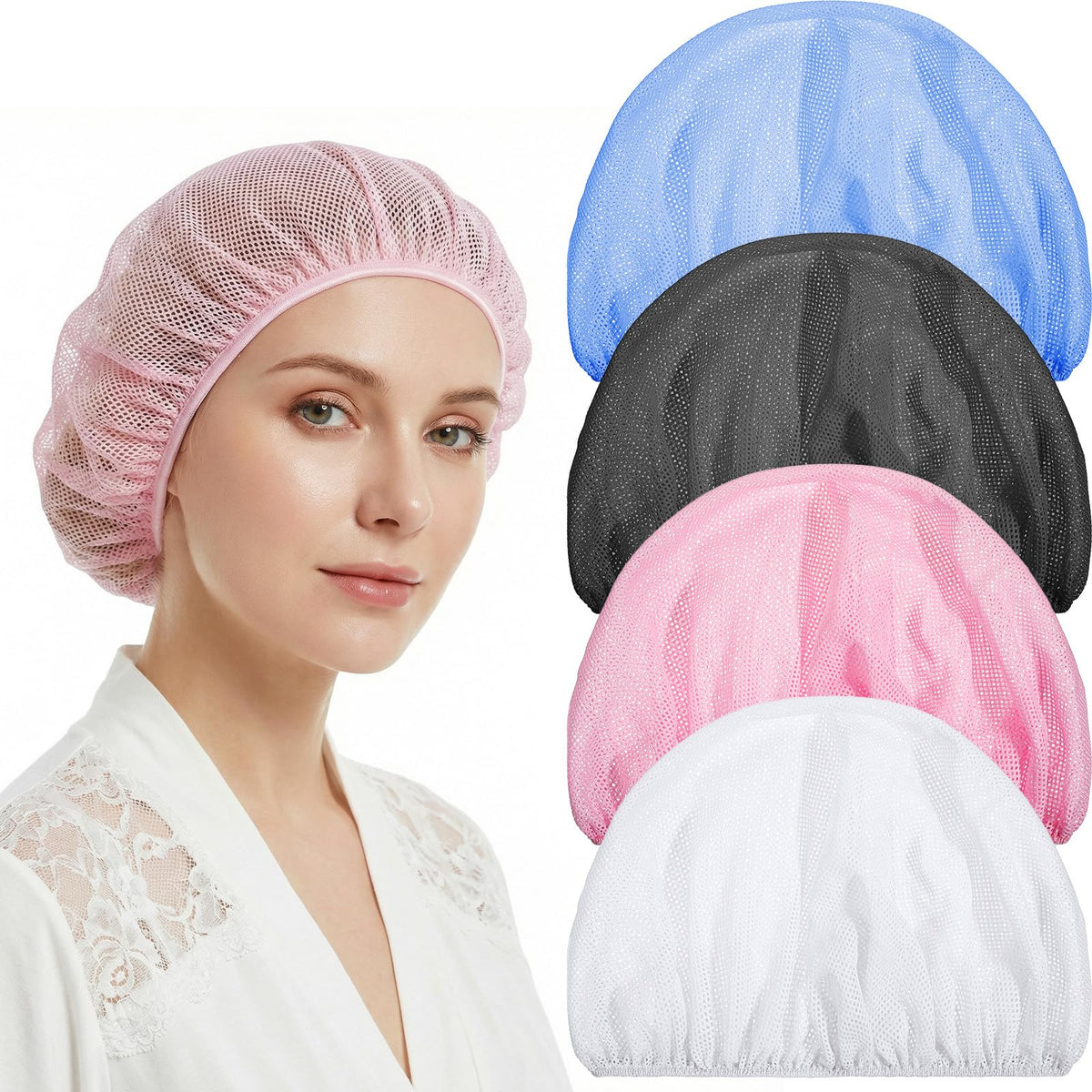Tyqour redes cabello dormir protegen el peinado durante la noche.