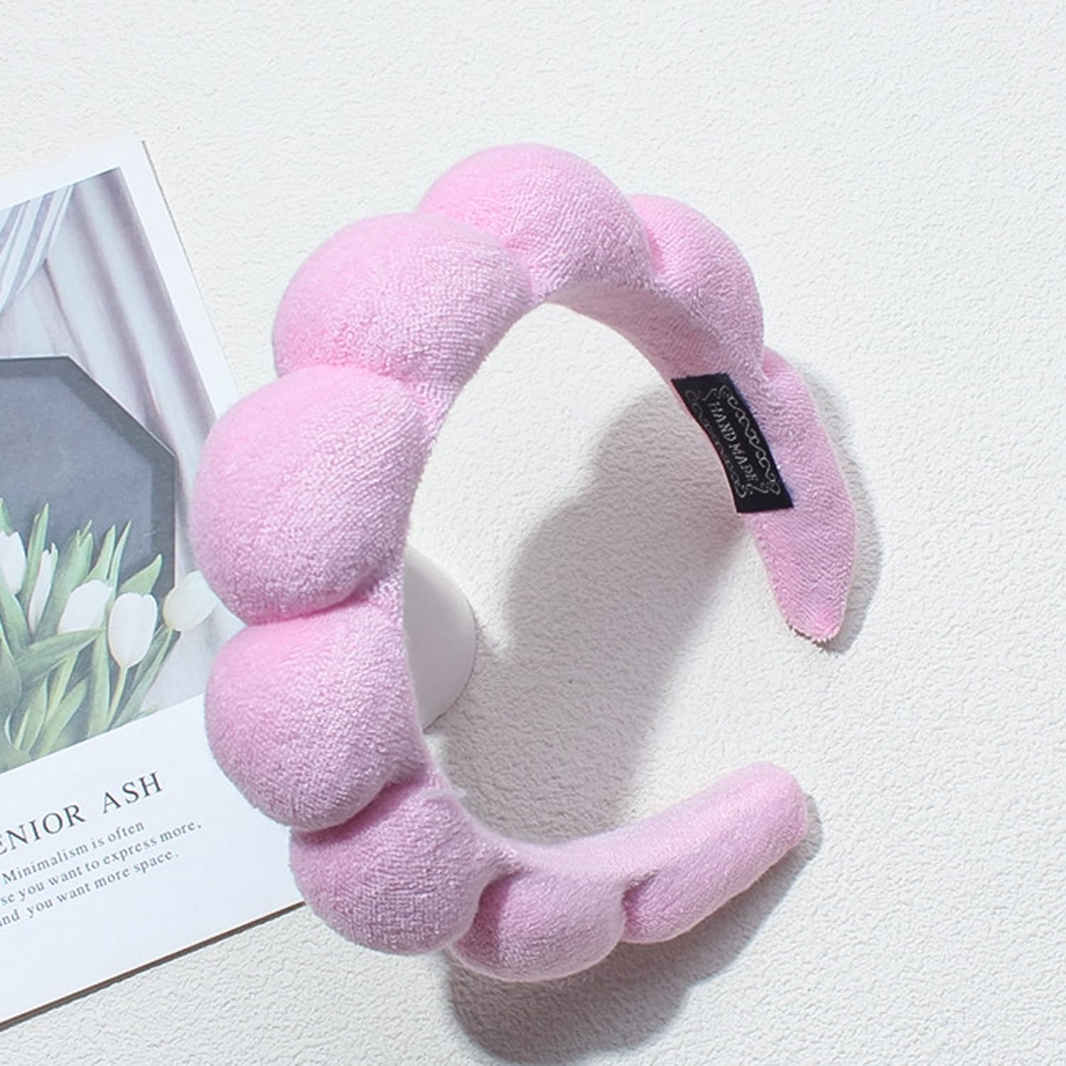 TYSSELY Headband suave y esponjosa, no comprime la cabeza.