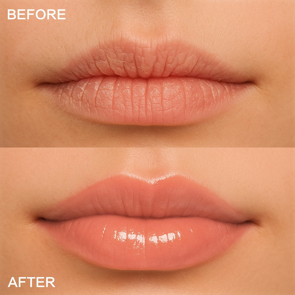 UCANBE Brillo labial mantequilla tonos suaves para realzar el tono natural.
