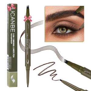 UCANBE lapiz cejas punta cuadruple para rellenar y definir