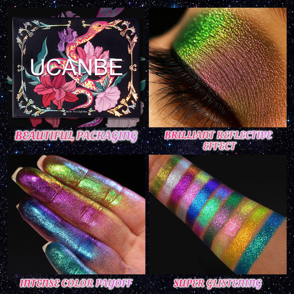 UCANBE Chameleon Multichrome ideal para estilos de festival y glamour.