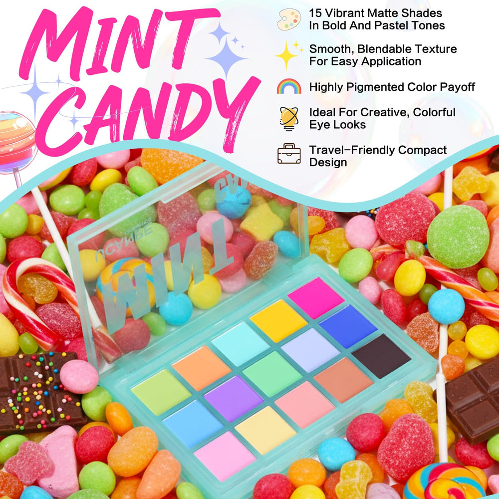 UCANBE Mint Candy: muestra de pigmentos intensos para transición suave