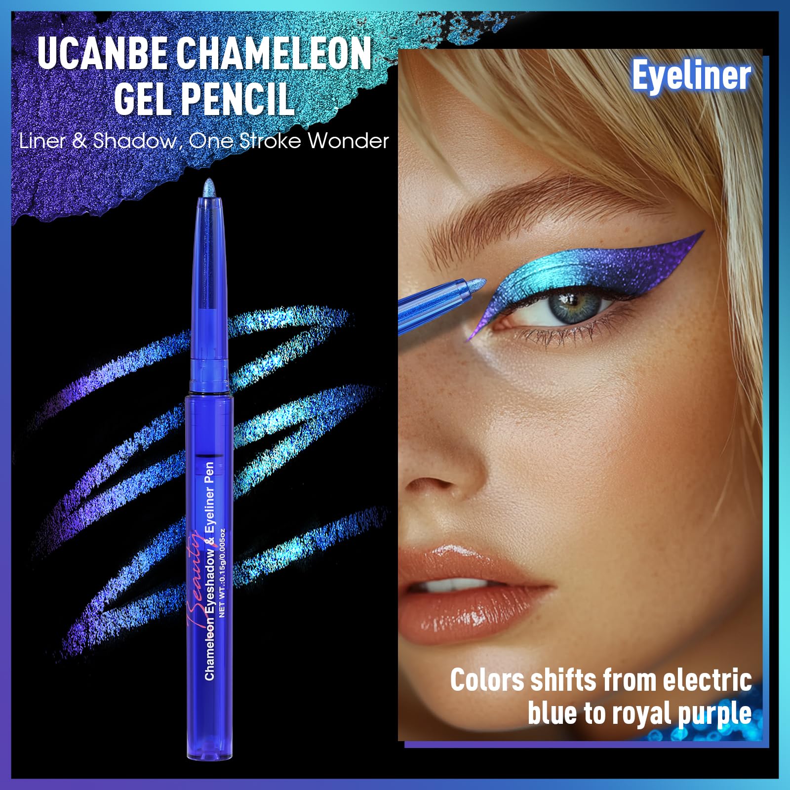 UCANBE pigmento vivo multicrom en gel para estilos versátiles