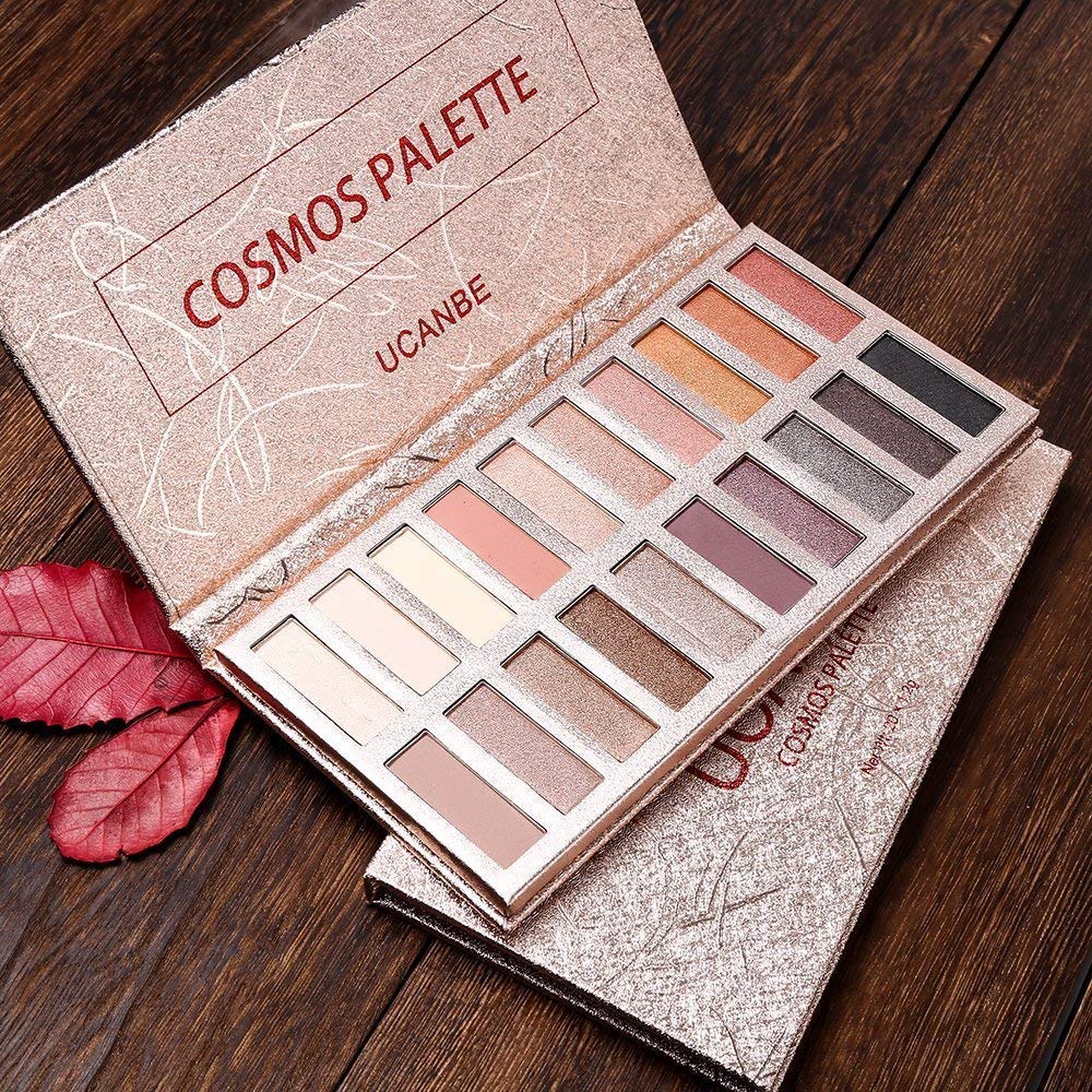 Sombras cobre y bronce de UCANBE con acabado satinado para toques nocturnos.