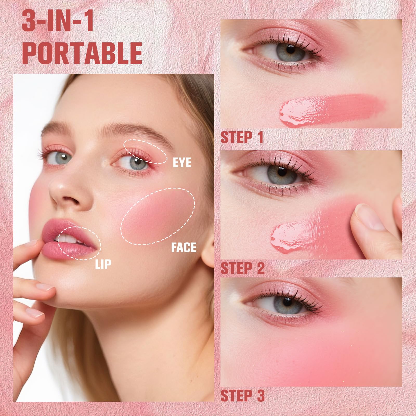 UCANBEMAKEUP Dewy Liquid Blush: formato compacto para retoques sobre la marcha