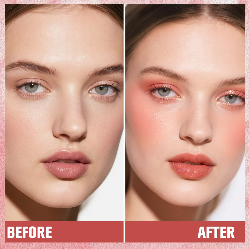 UCANBEMAKEUP Dewy Liquid Blush: textura cremosa, difuminado fácil con dedos