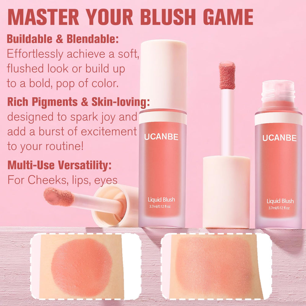 UCANBEMAKEUP Dewy Liquid Blush: crema hidratante para una piel radiante