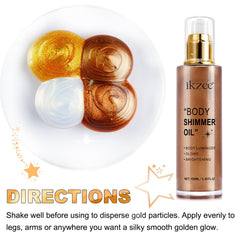 UCANBEMAKEUP Aceite iluminador facial: ilumina el rostro con destellos naturales.