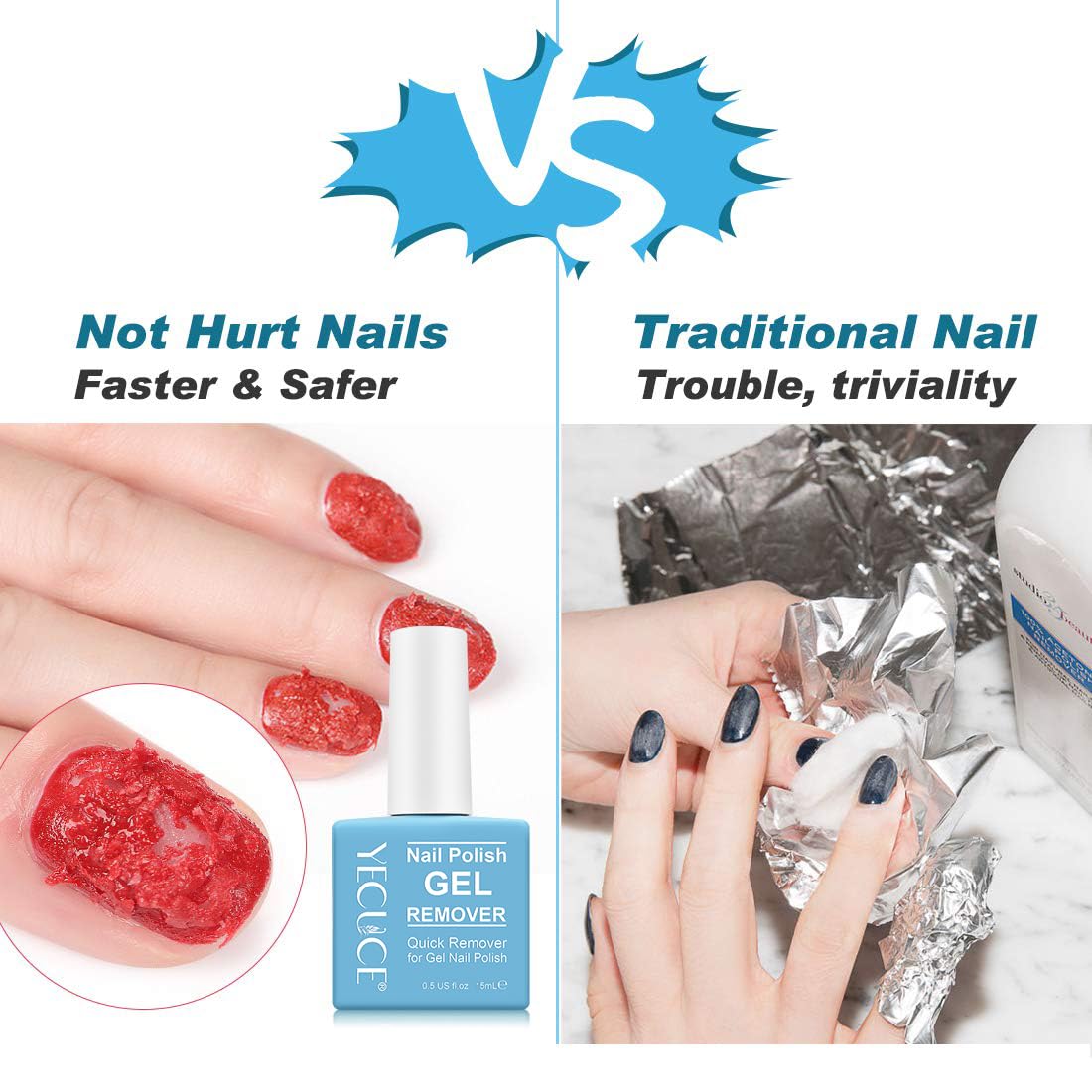 Ucobrusay cuidado de uñas tras la retirada.