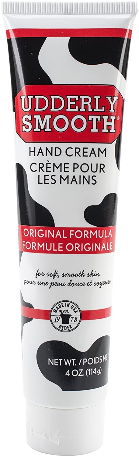 Bote de crema Udderly Smooth para uso diario.