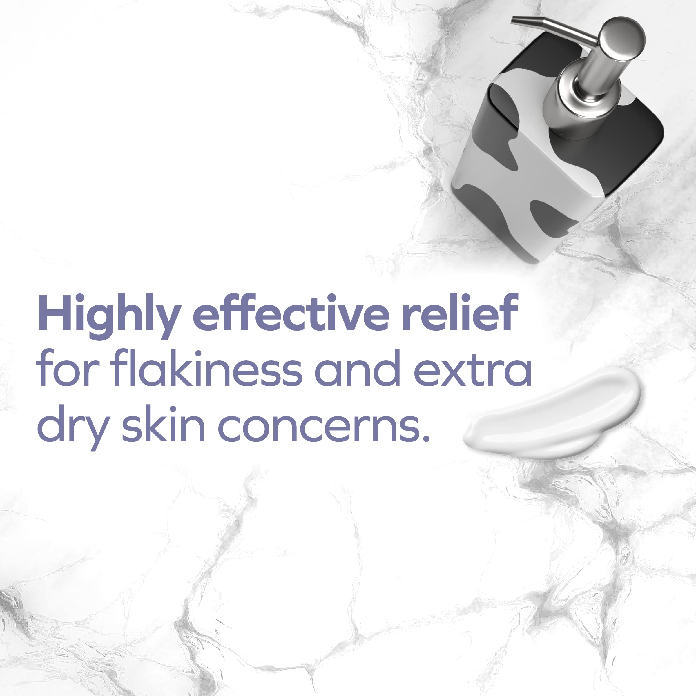 Textura de absorción rápida de Udderly Smooth Extra Care 10 para piel seca.