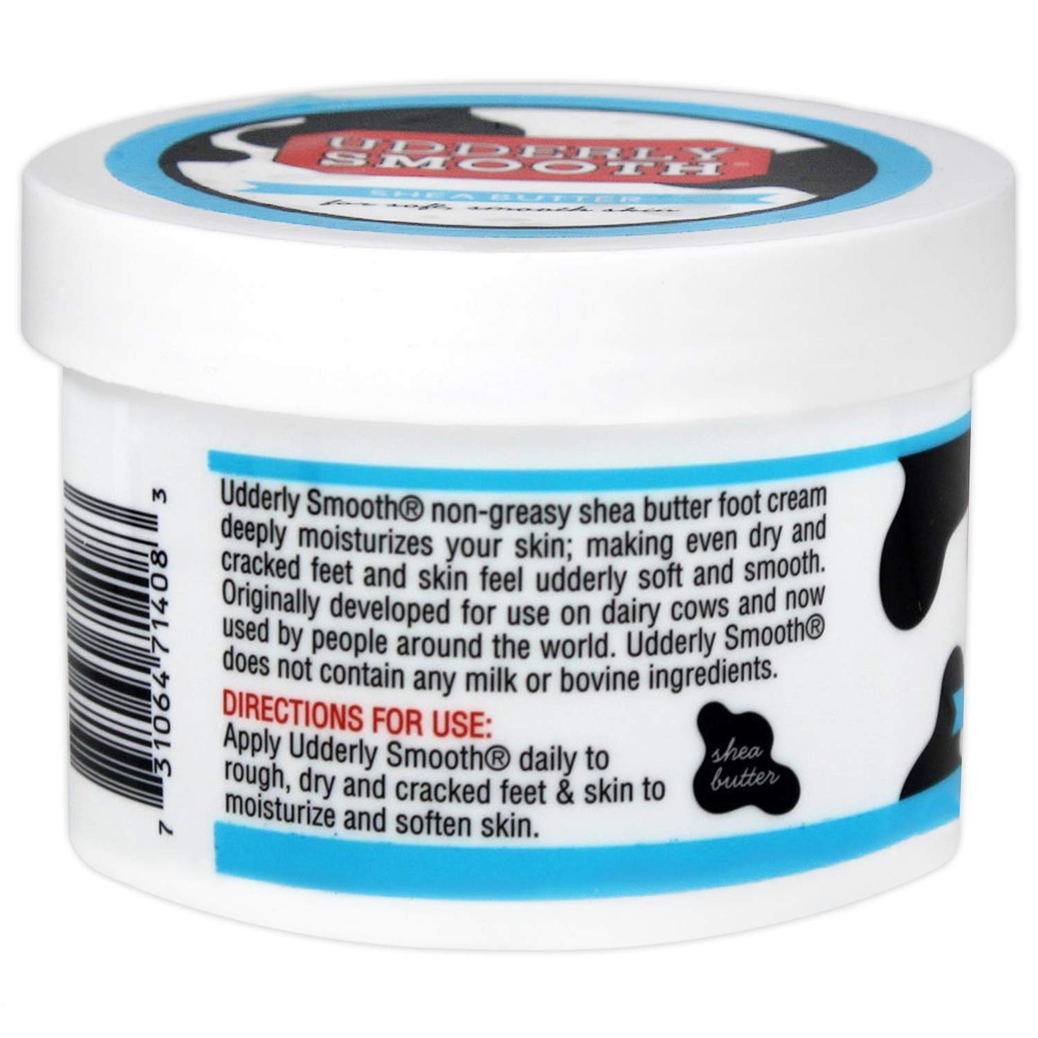 UDDERLY SMOOTH envase práctico facilita el cuidado diario