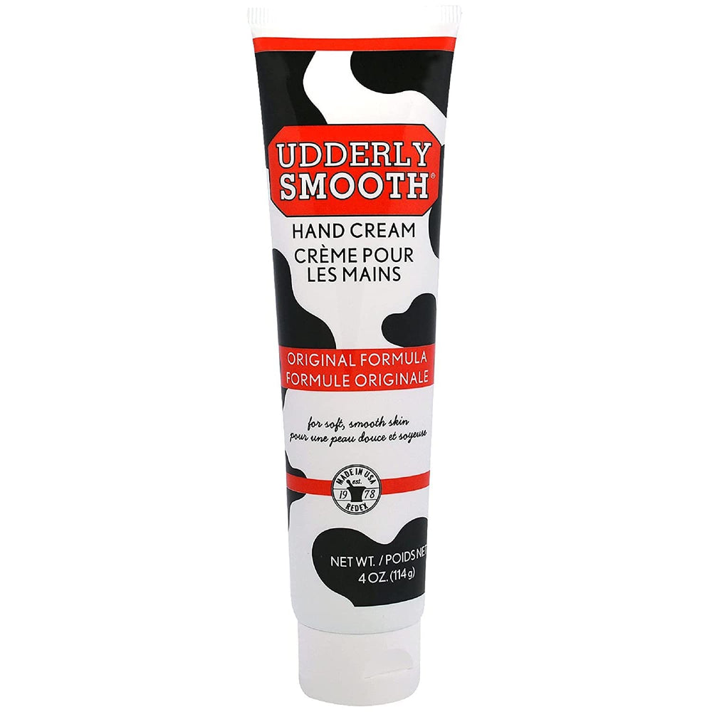 Antes y después de usar Udderly Smooth en manos.
