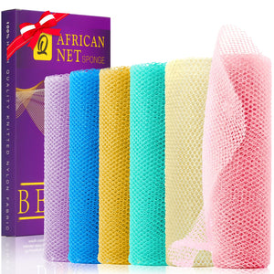 Esponja de red africana UJFQBH para uso diario, limpieza corporal suave y eficiente.