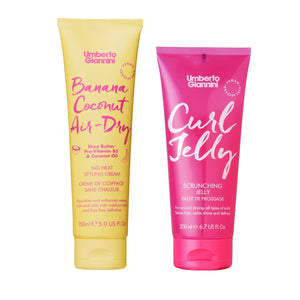 Umberto Giannini crema Banana Coco para secado al aire, ondas suaves y definidas